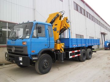 Dongfeng 10  Wheel Truck Mounted Telescopic Crane 10ton With Folded Kunckle