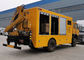Multifunctional Dongfeng 4x4 Mobile Workshop Truck With XCMG Crane