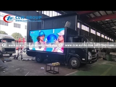 FOTON 3 sisi LED truk iklan dengan panggung