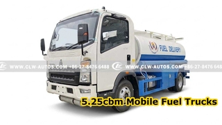 Truk Bahan Bakar Seluler 5,25cbm