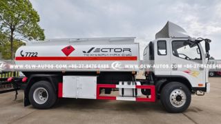Truk Tanker Bahan Bakar Seluler FAW 4x2 dengan Dispenser Censtar