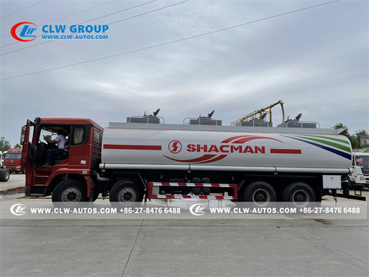 Shacman 8x4 370HP 33cbm 35cbm 37cbm Fuel Tanker Truck For Gasoline Delivery