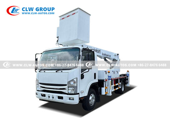 Isuzu KV100 4x2 15-Meter Straight Boom Aerial Work Platform with 200kg Insulated Bucket