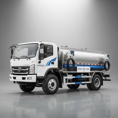 SINOTRUK HOWO CAFU 6000L Fuel Refueling Truck with Dual-Compartment Tank and YUNNEI YN4102 Diesel Engine