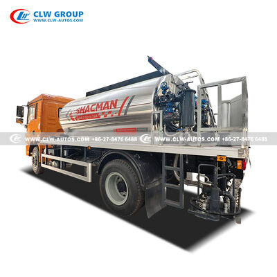 Shacman L3000 6m³ Capacity Asphalt Distributor Truck with Uniform Spraying System and Integrated Heating System