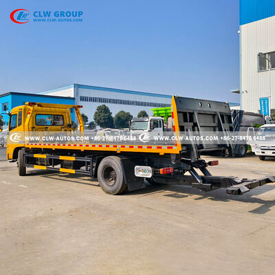 Dongfeng Tianlong 4×2 8-10 Ton Wrecker Truck with One-to-Two Towing and Hydraulic Winch