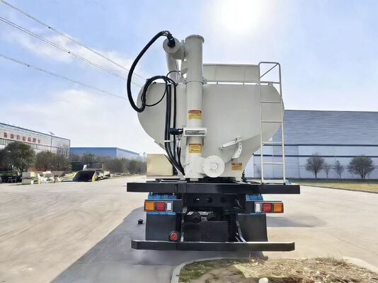 59.6m³ Carbon Steel Bulk Feed Transport Tanker with 360° Rotatable Auger - Tri-axle Bulk Feed Trailer