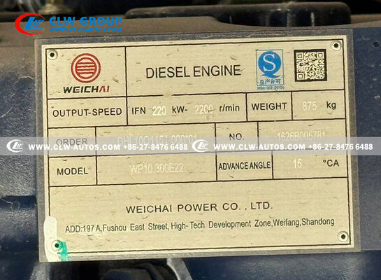 Sinotruk HOWO TX 22,000L Water Sprinkler Tanker with 371HP Turbocharged Engine and 360° High-Pressure Water Cannon for Dust Control