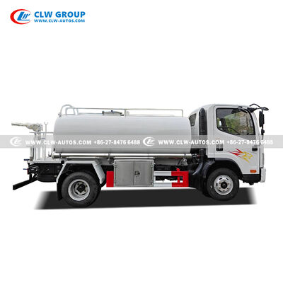 FAW 5m³ Capacity 304-2B Stainless Steel Water Sprinkler Truck with Euro III Engine for Municipal & Industrial Use