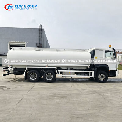 Sinotruk HOWO 6x4 20,000L Fuel Tanker Truck with 340HP Diesel Engine and PTO-Driven Pump for Bulk Fuel Transport