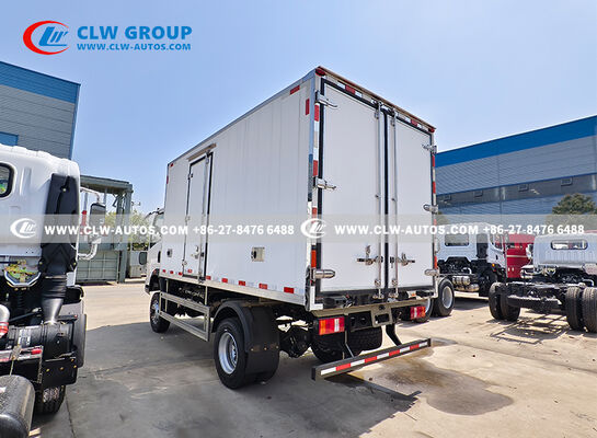 HOWO 4x4 Right-Hand Drive Refrigerated Truck with 5.4 Ton Electric Winch