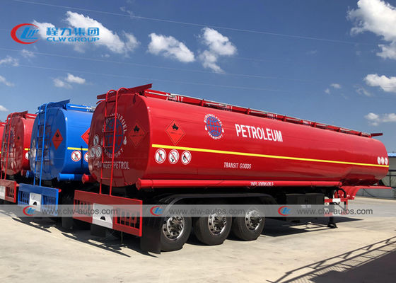 CCC 42CBM Air Suspension Fuel Tanker Trailer With 6 Compartments