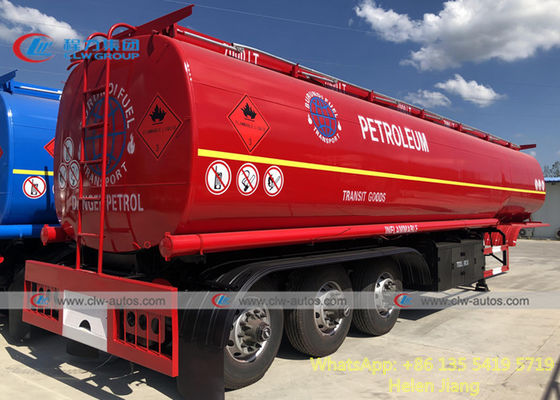 CCC 42CBM Air Suspension Fuel Tanker Trailer With 6 Compartments